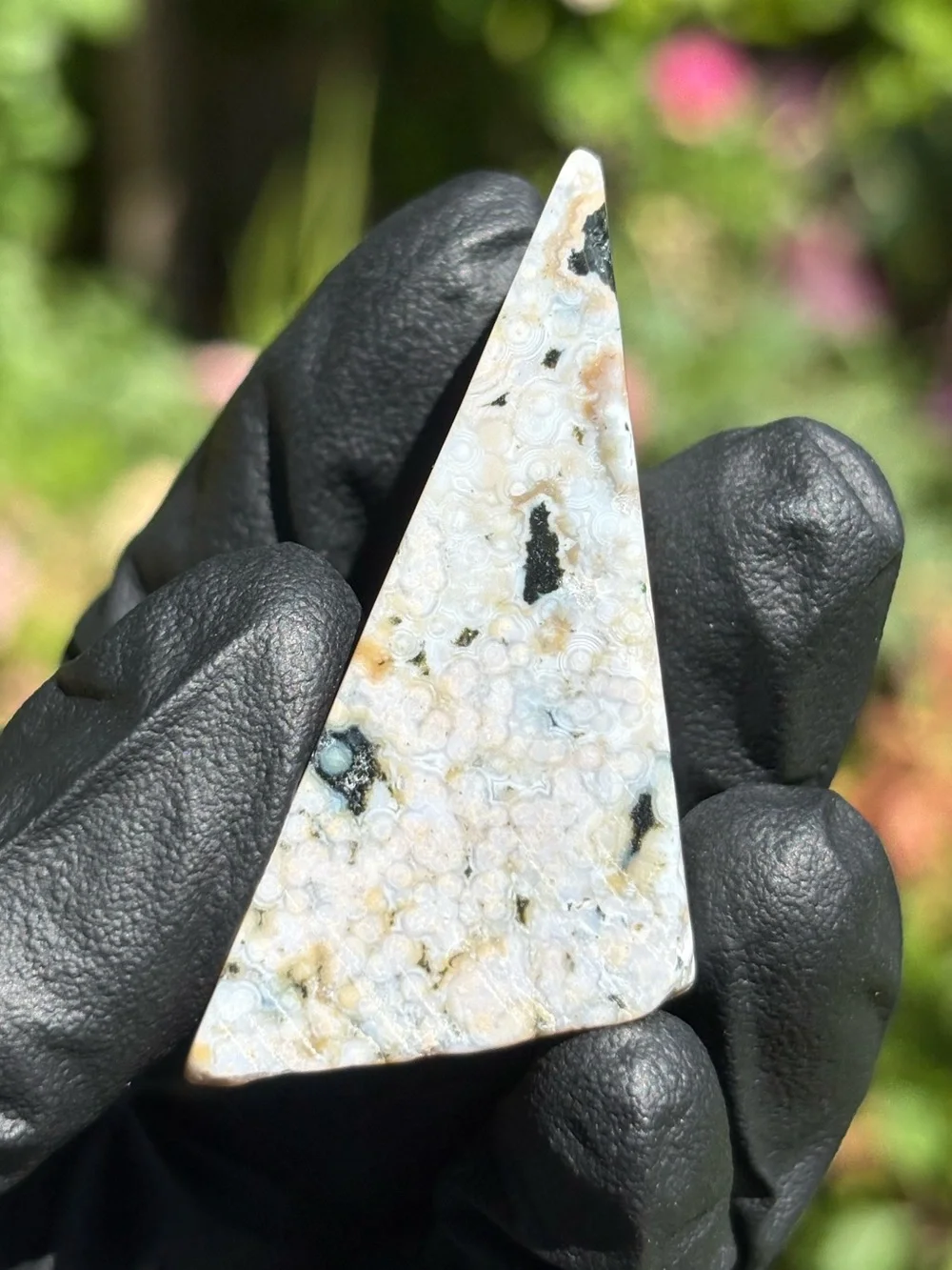 Discounted* Chipped Ocean Jasper Crystal Freeform - Polished Sea Jasper - OBJ
